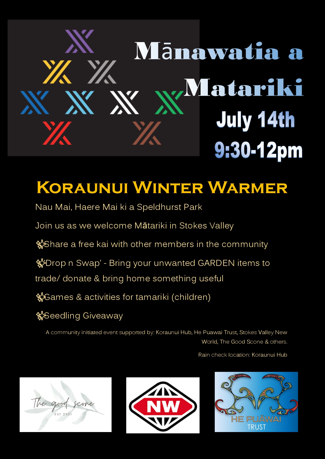 Koraunui Winter Warmer Matariki Celebrations