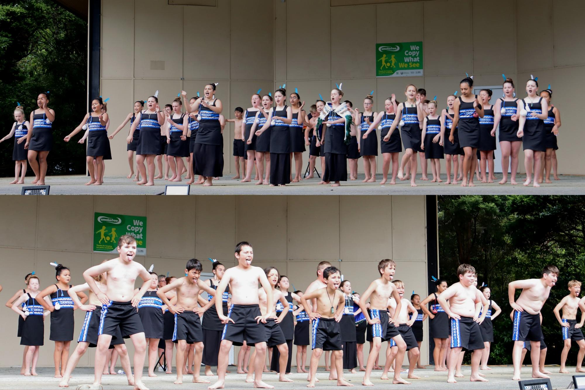 Kapa Haka Group at the Upper Hutt Cultural Festival